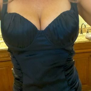 Marciano bustier top. Zip up back. Size medium.